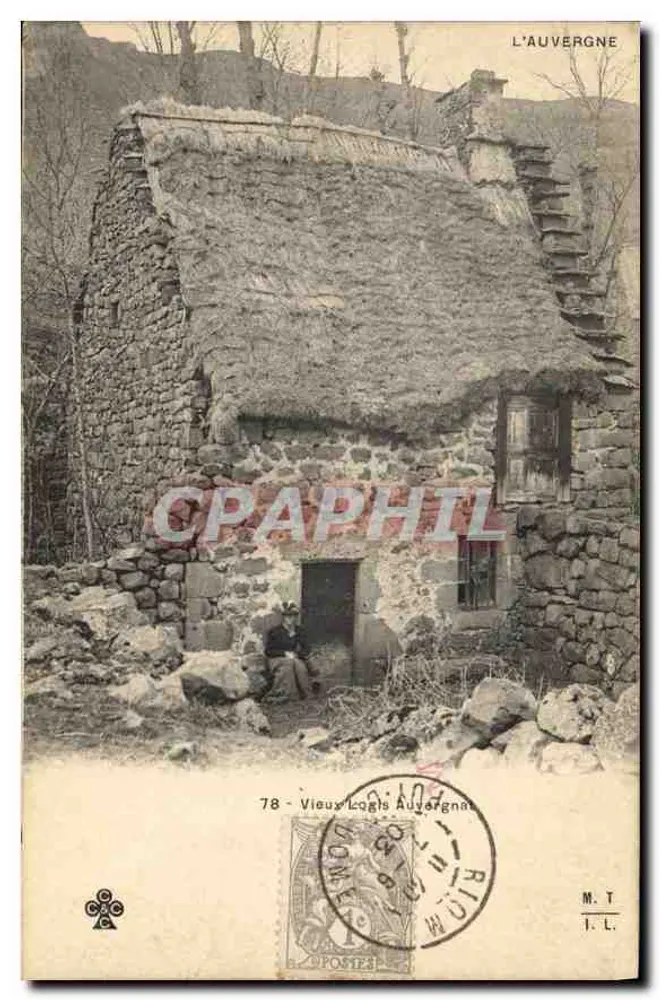 Velho Logis Auvergnat — A Auvergne — editor M. T. n°78 - Frente
