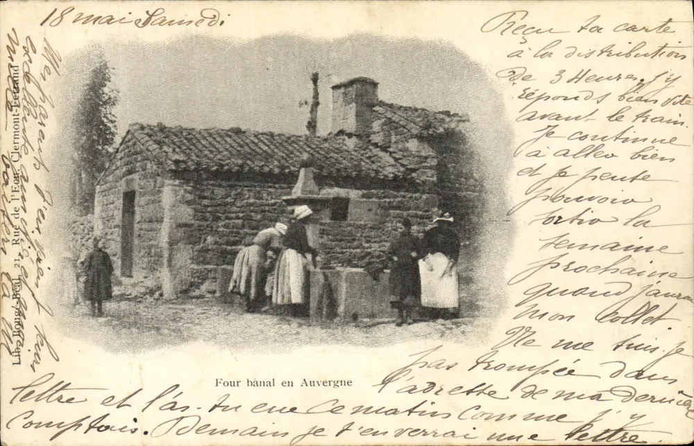 Four bénal en Auvergne — éditeur Lib. Bougé-Prat, n° 21, Rue de l'Écor. Clermont-Ferrand - Frente