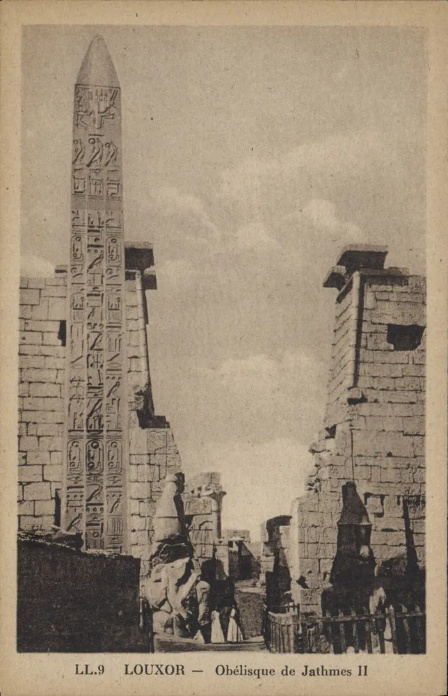 Luxor — Obelisco de Jathmes II — LL.9 - Frente