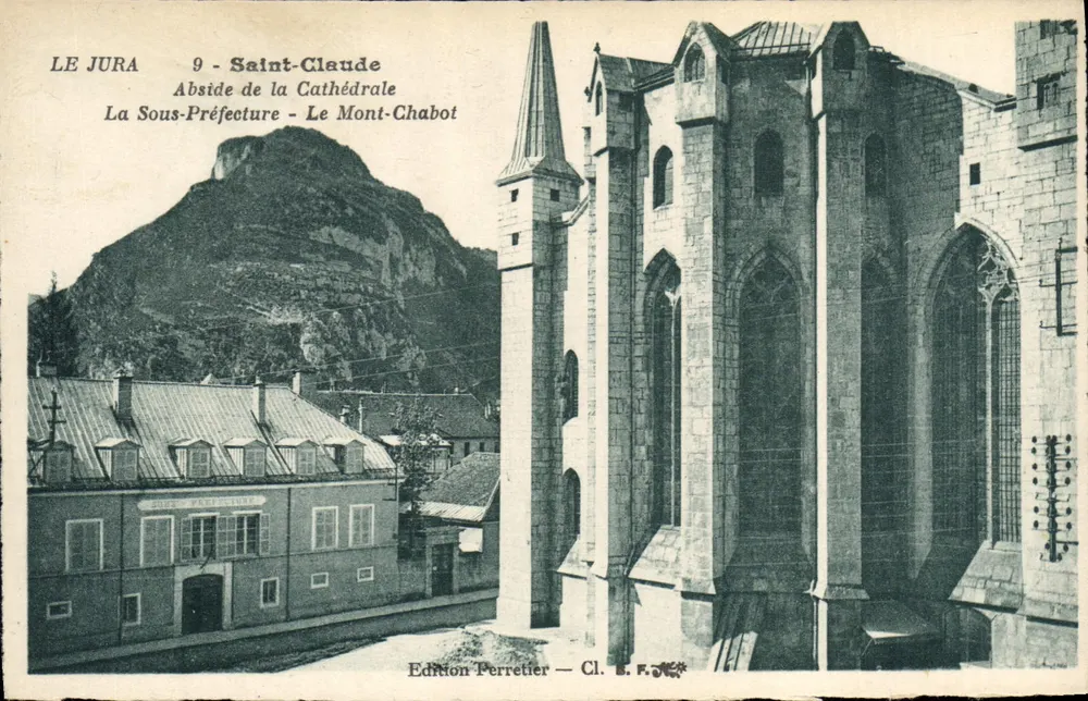 Saint-Claude — Apse der Kathedrale — Edition Perrettier - Vorderseite