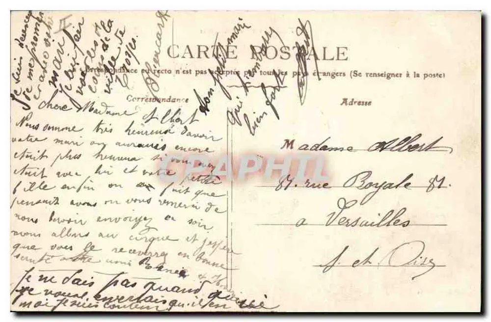 Troyes - A Prefeitura — editor desconhecido, n° 20 - Verso