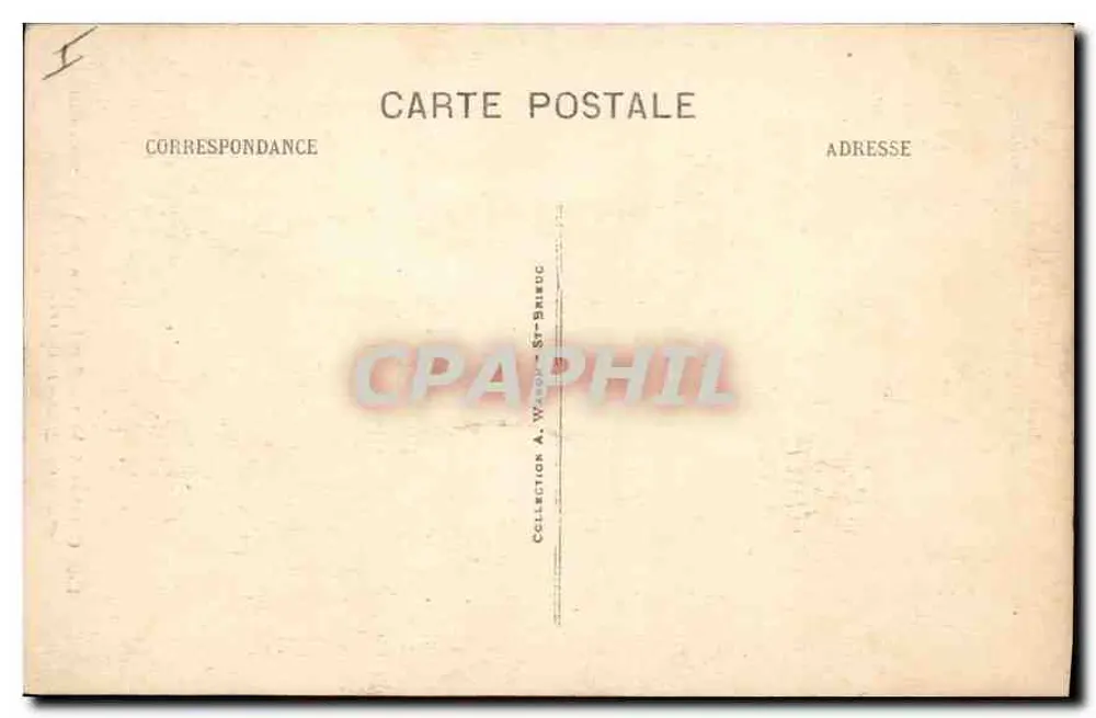 CAP FREHEL — De ingang van de grotten — A.W. 1885 - Achterkant