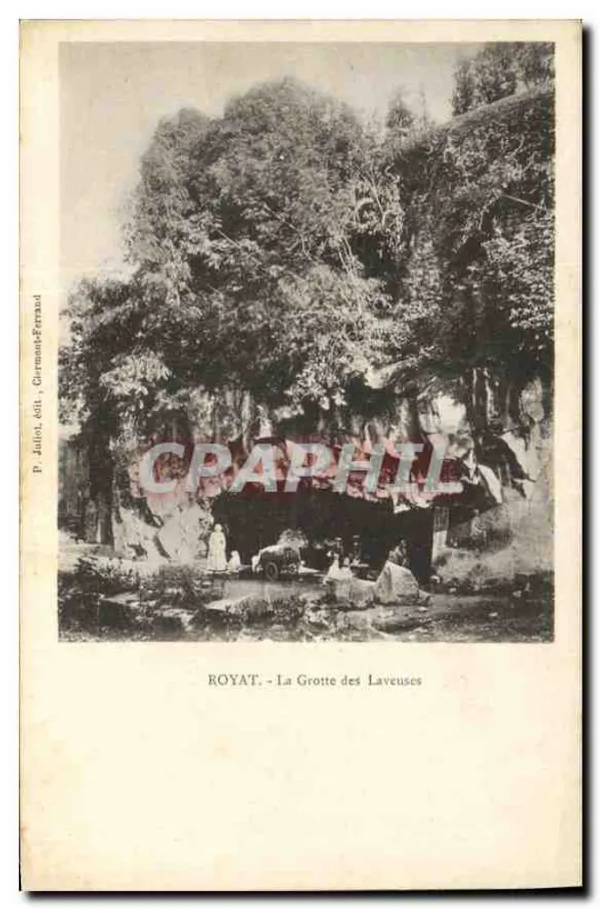 ROYAT - A Gruta das Lavadeiras — P. Julot, editor, Germante-Ferrand - Frente