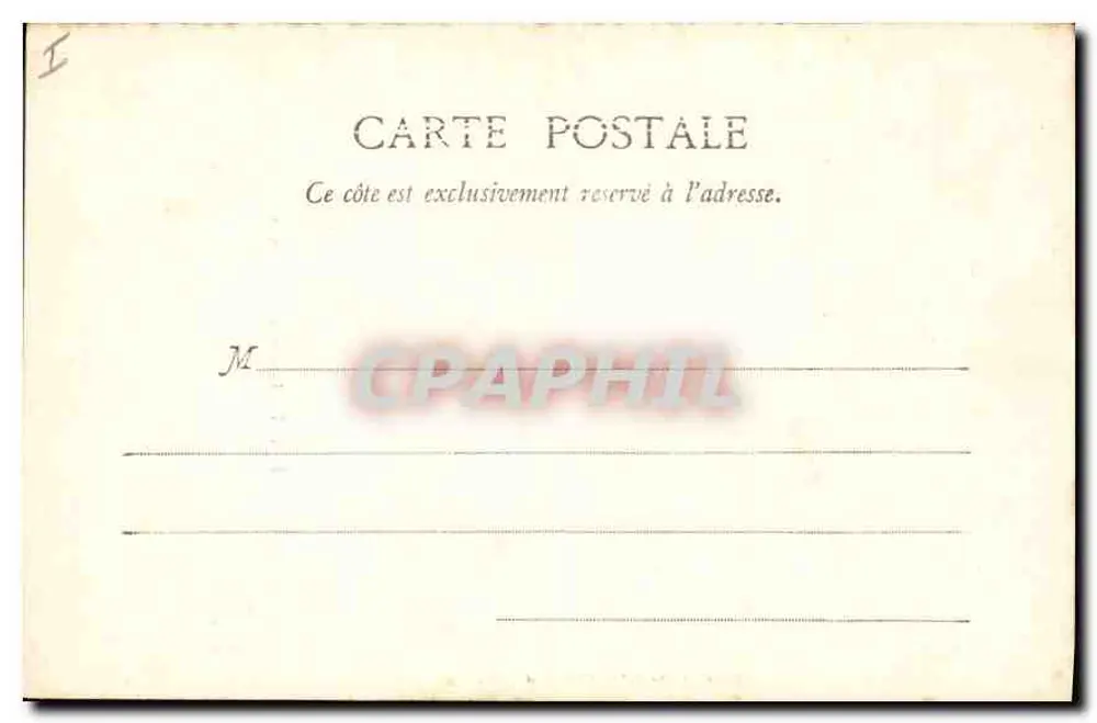 ROYAT - A Gruta das Lavadeiras — P. Julot, editor, Germante-Ferrand - Verso