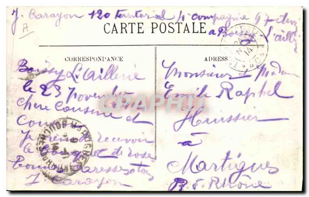 Pontoise — O Palácio de Justiça — LL. n°12 - Verso