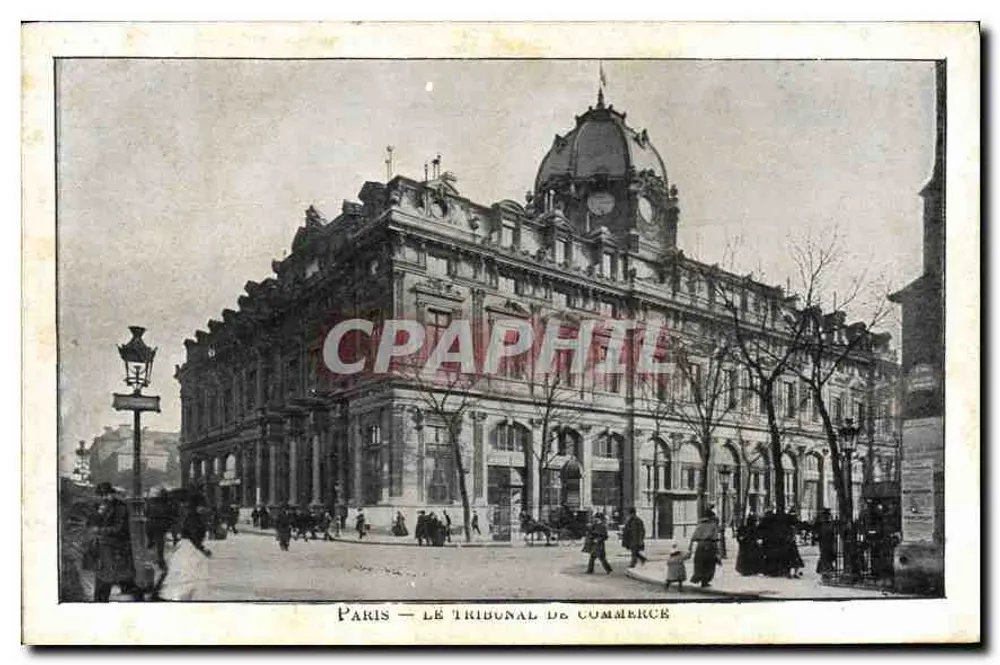 Paris — O Tribunal de Comércio - Frente
