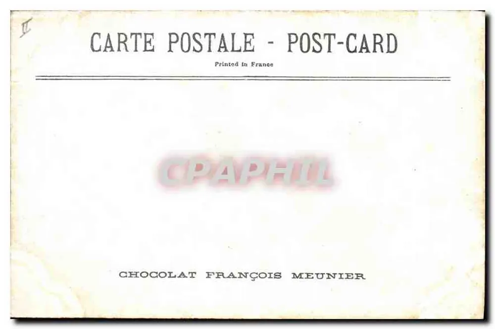 Paris — O Tribunal de Comércio - Verso