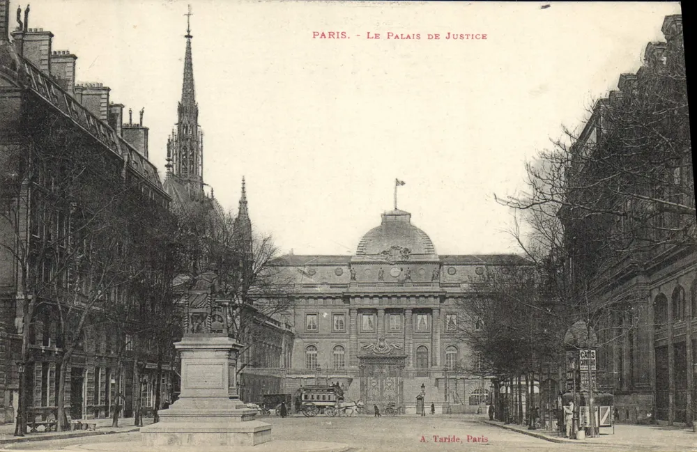 Paris - O Palácio de Justiça — A. Taride, Paris - Frente