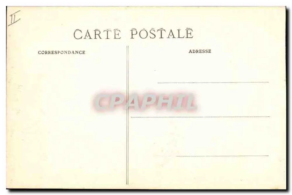 Quimper — Os Quais — O Palácio de Justiça — Editor Anglaret, n° 574 - Verso