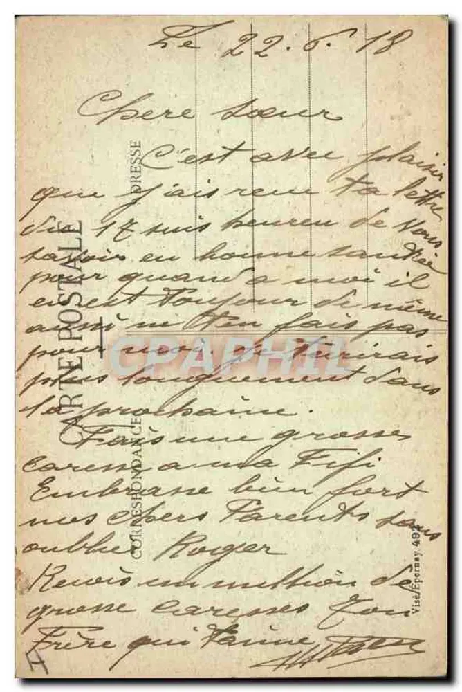 Reims während seiner Bombenjahren 1914-18 — Boulevard Gerbert - Rückseite