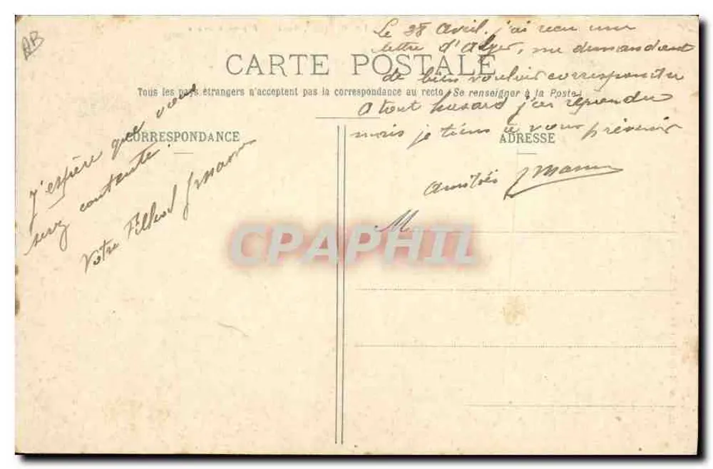 Cenas Bourbonnaises - Coquette — H. Bageret Moulins - Reprod. integral - Verso