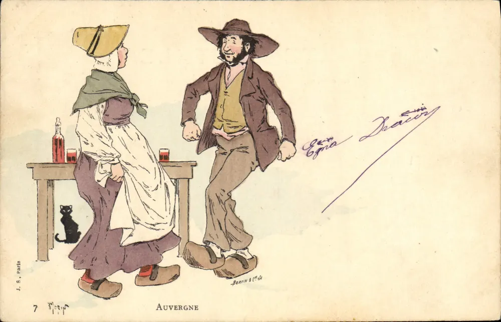 Auvergne — cena de vida — J.S. Paris, n°7 - Frente