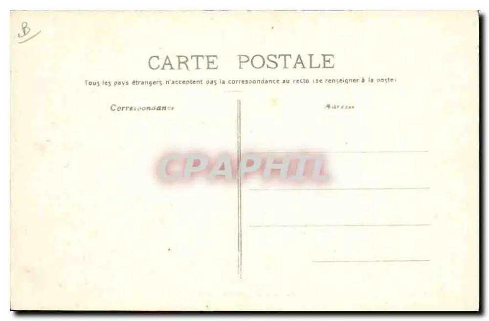 Em Auvergne — Um Jantar de Casamento — série 90 - Verso