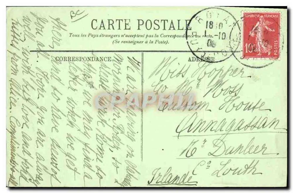 Tipos de Auvergne — Na Fonte — LL. — N°41 - Verso