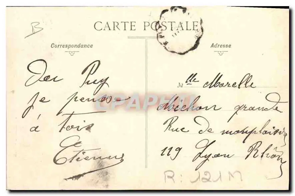 Landwirte aus der Auvergne auf dem Weg zum Markt — L'Étronnelle - Paris, n°34 - Rückseite