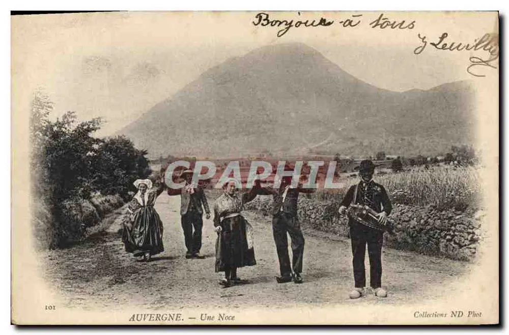 Auvergne — Uma Noiva — Coleções ND Phot, n°101 - Frente