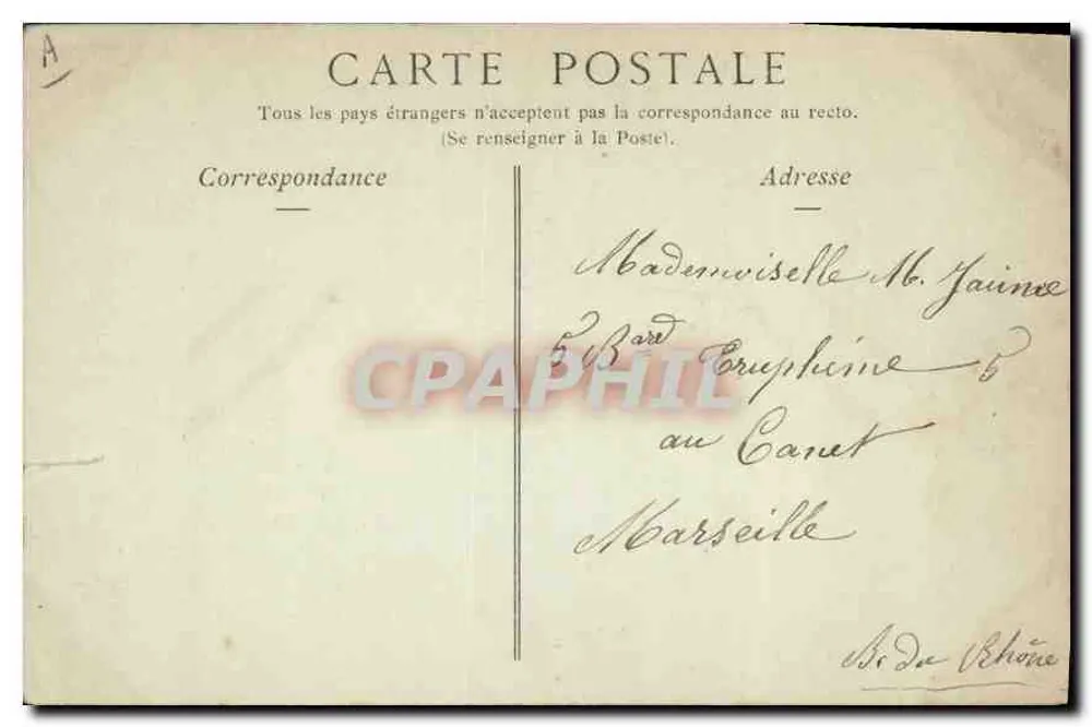 Auvergne — Uma Noiva — Collections ND Phot, n°101 - Verso