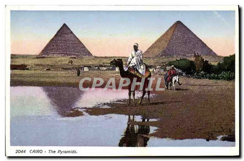 Cairo — As Pirâmides — n° de série 2044 - Frente