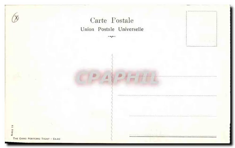 Theben — Die Toten des Königs — Thebaïs — Die Toten des Königs — Verlag The Cairo Postcard Trust - Rückseite