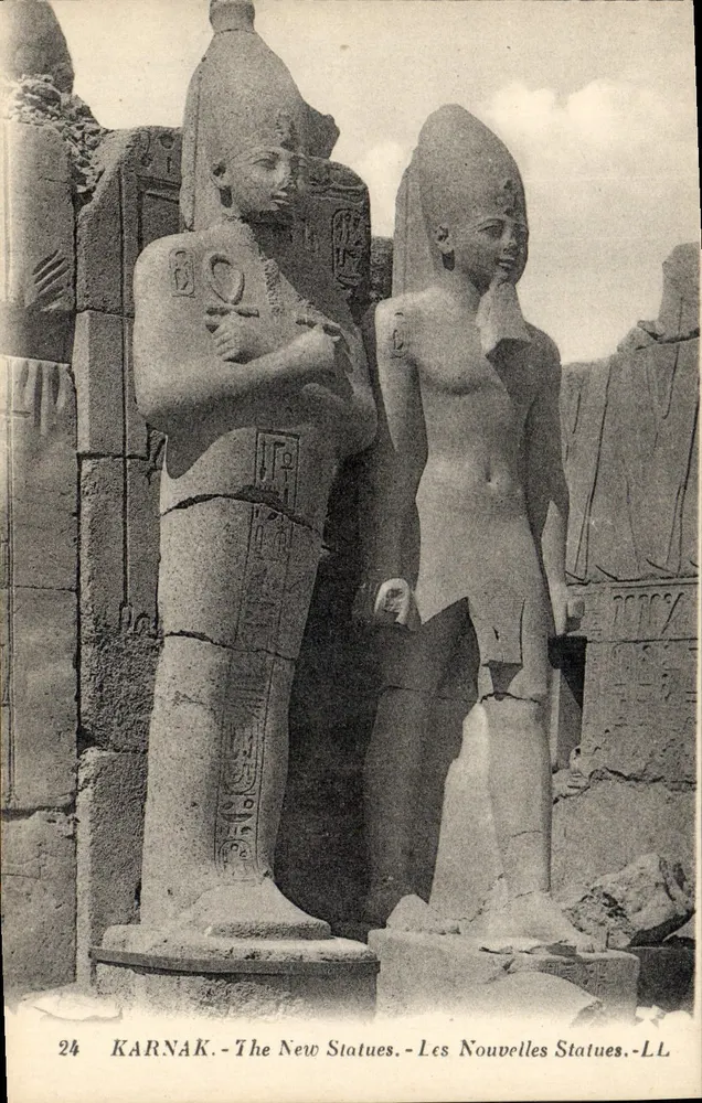 Karnak — As Novas Estátuas — LL - Frente