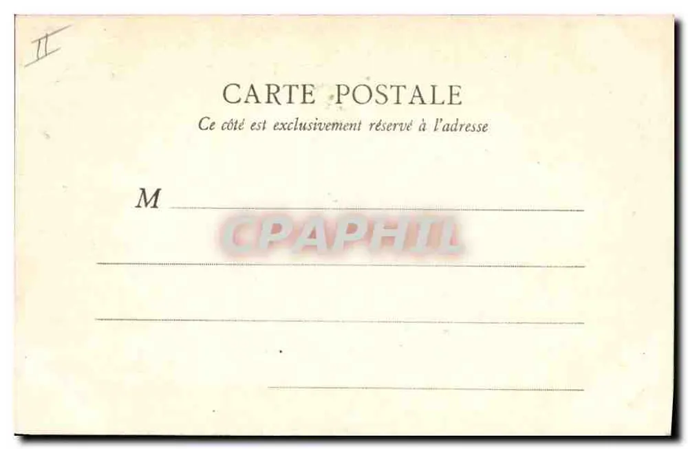 Reims — O Palácio de Justiça — B. J. C. Paris - Verso