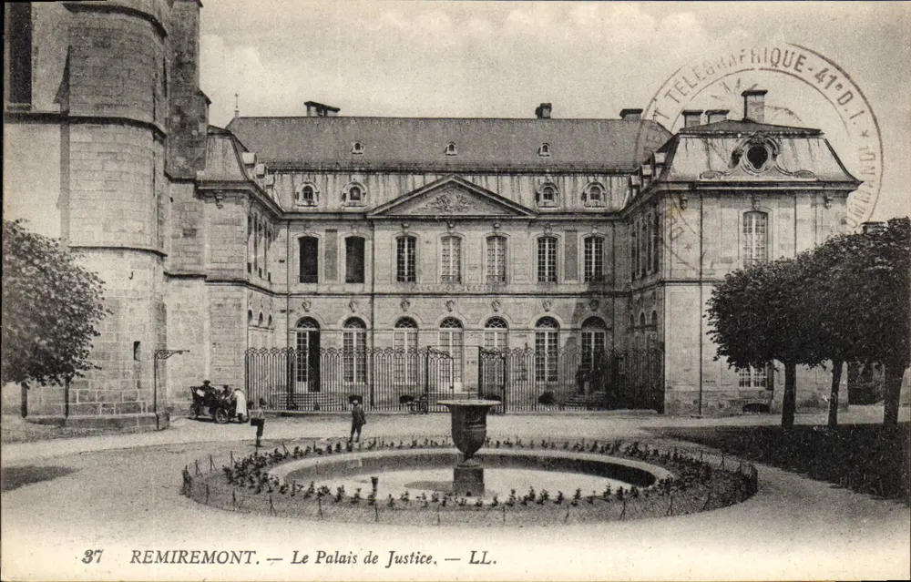Remiremont — Il Palazzo di Giustizia — LL. — Lévy Frères Parigi - Recto