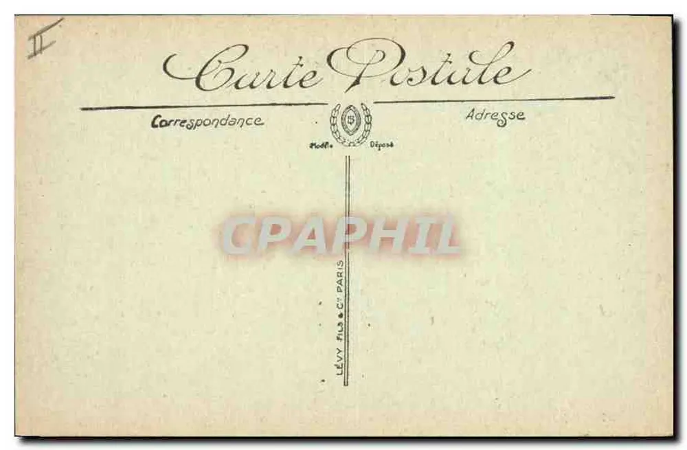 Remiremont — Il Palazzo di Giustizia — LL. — Lévy Frères Parigi - Verso
