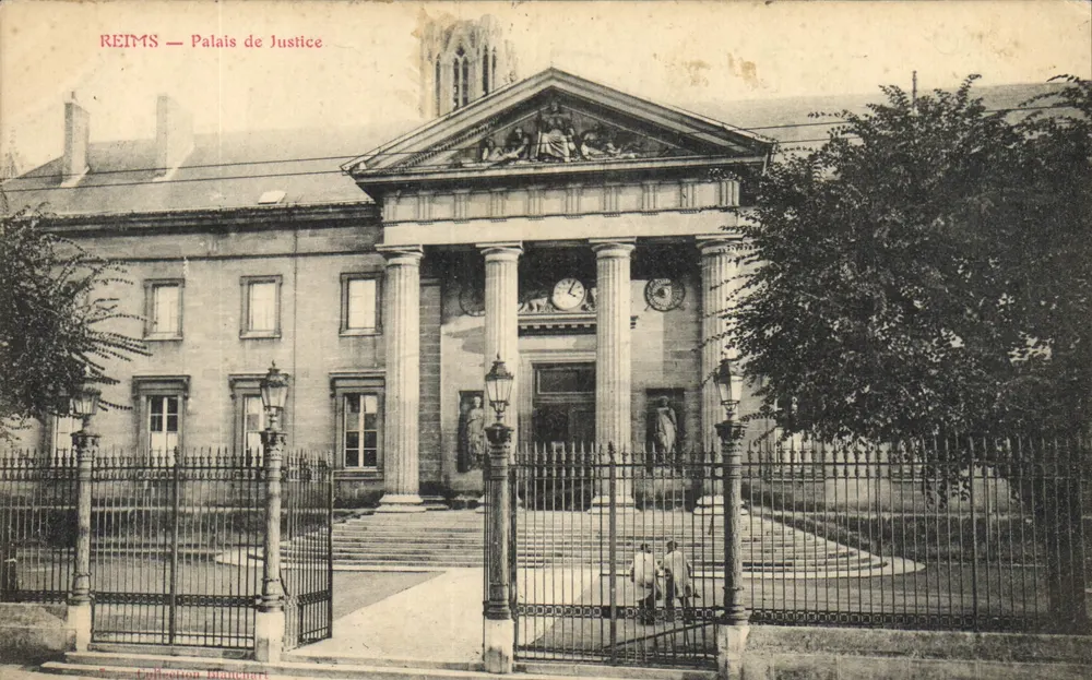 Reims — Palácio de Justiça — Coleção Bricohart - Frente