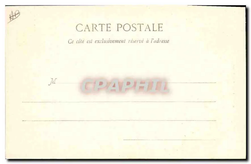Mulher auvergnata — tecendo — Lih. Rouge-Bohl, St. rua de l'Écu, Grenoble-Permané - Verso