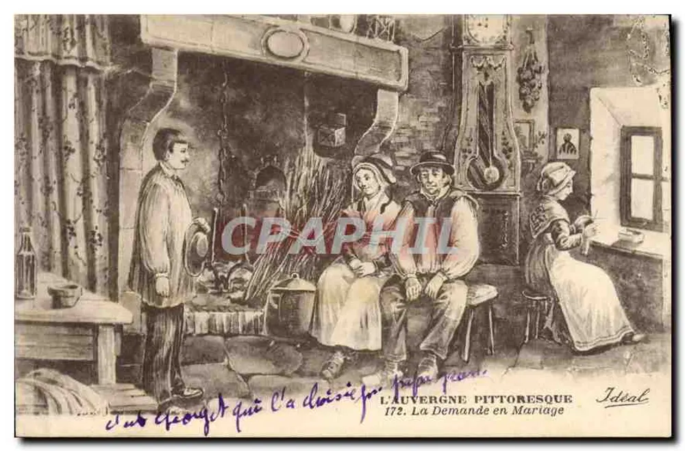 Pittoreske Auvergne — Die Verlobung — Ideal - Vorderseite