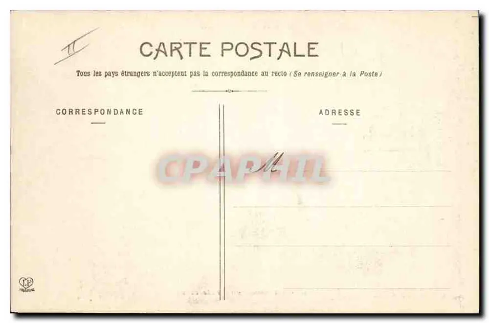 Tarbes — Prefektura — Les Hautes-Pyrénées — Phototypie Labouche Frères, Toulouse, n° 659 - Rewers