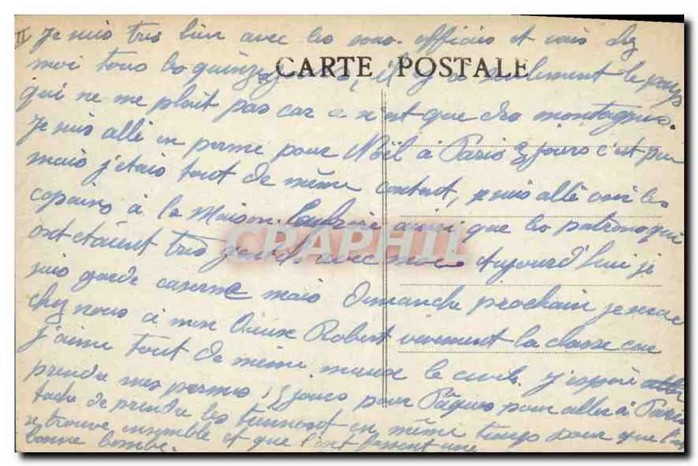 Tulle — A Prefeitura — Proy-Combier-Maçon - Verso