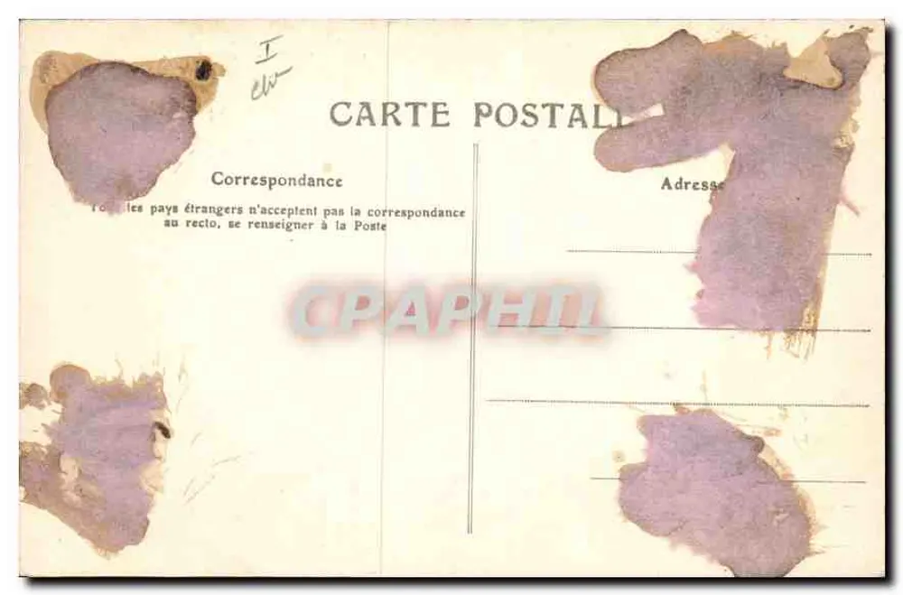 Tulle - A Prefeitura — editor M.T.L.L., número de série 148 - Verso
