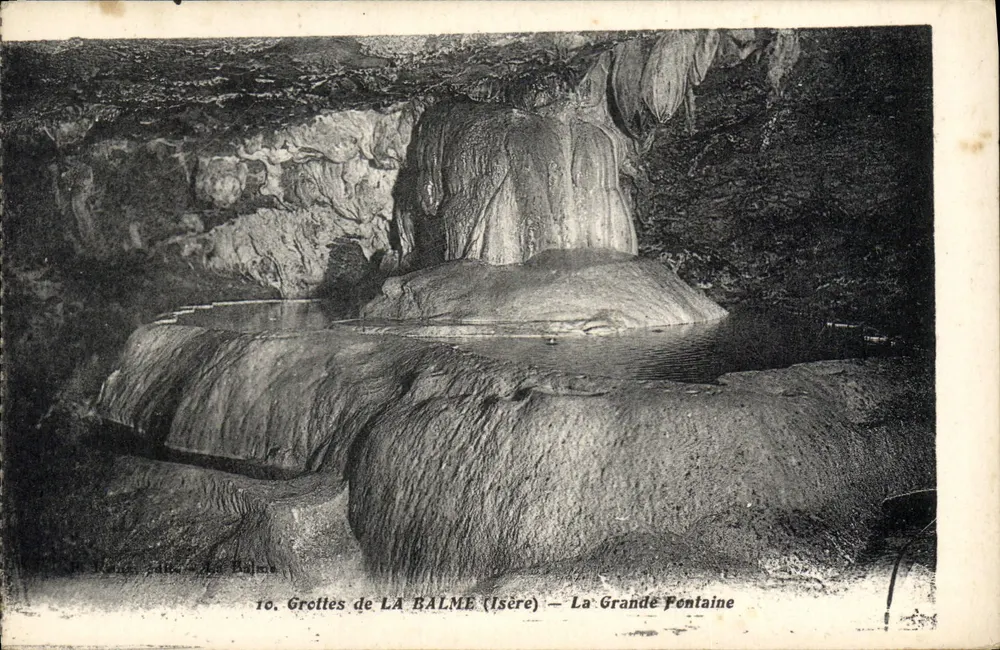 Höhlen von LA BALME (Isère) — Die Große Quelle — n°10 - Vorderseite