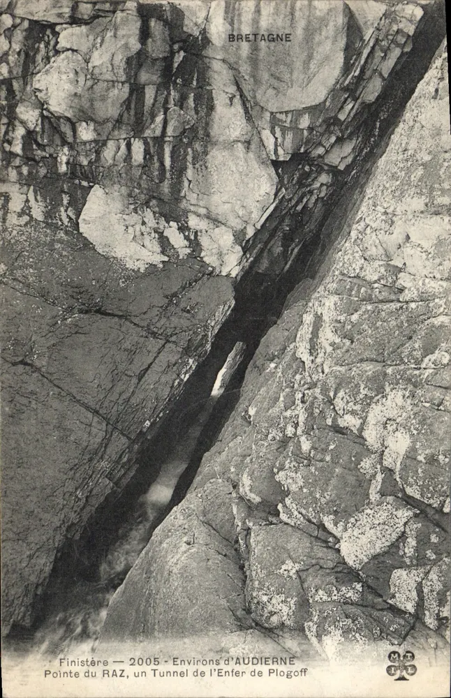 Pointe du Raz — Tunnel de l'Enfer de Plogoff — Finistère — 2005 — Environs d'Audierne - Vorderseite