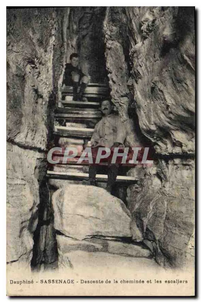 Dauphiné - Sassenage - Abstieg der Schornstein und die Treppen - Vorderseite