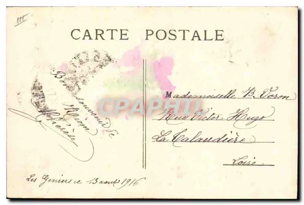 Riom — Das Palast der Justiz und die Heilige Kapelle — Die malerische Auvergne - Rückseite