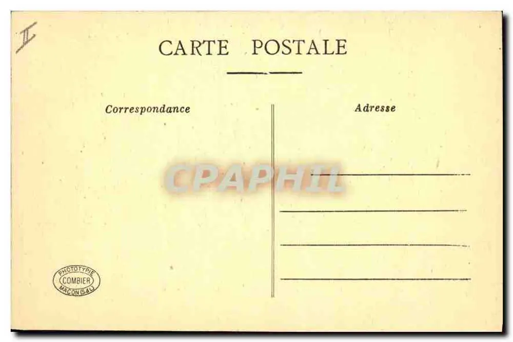 LAON — Friedhof St-Just, Franzosen und Amerikaner — L.G., Verlag - Rückseite