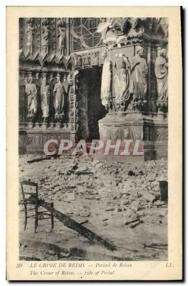 Der Verbrechen von Reims — Portal von Reims — LL. — n°50 - Vorderseite