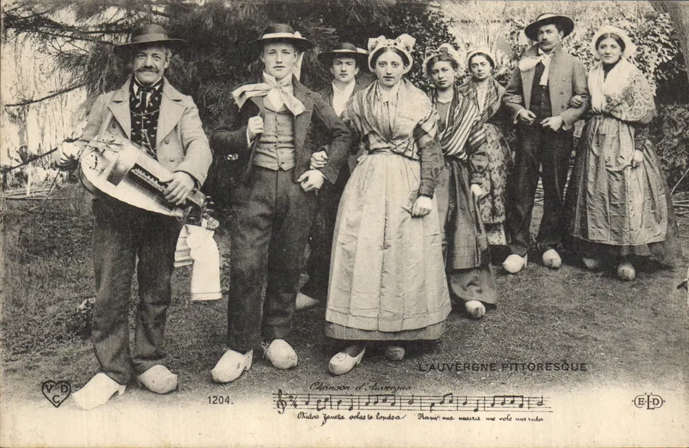 Piosenka z Auvergne — Pittoreska Auvergne — Wydawca E.P.D. n°1204 - Awers