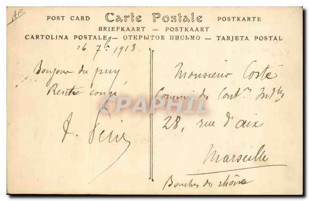 Le Puy — Dentellière — ND Fot. - Verso