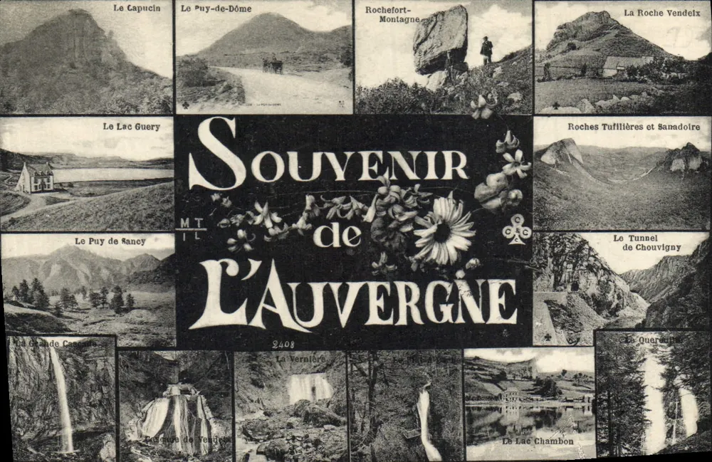 L'AUVERGNE — Lembrete da Auvergne — MTIL 2408 - Frente