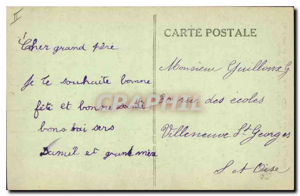 Unsere Auvergne (Region Puy-de-Dôme) — En d'uen vé minou, ratout 6302 — Ein alter Kater, junger Ratte - Rückseite