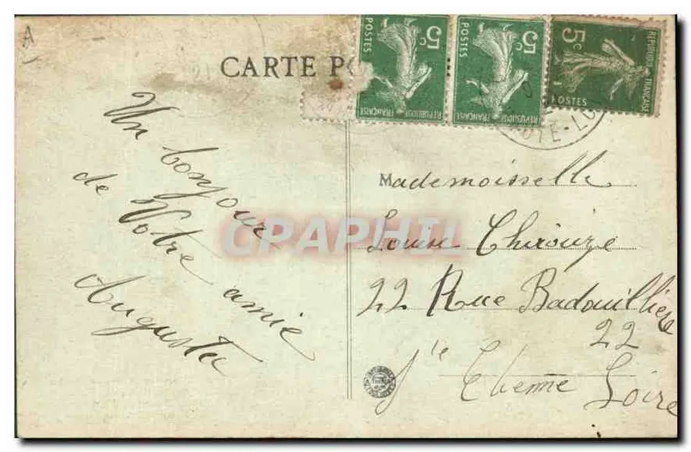 Bourrée de Auvergne — Dança tradicional — Germain Malroux, Civette, lib.-editora, Aurillac - Verso