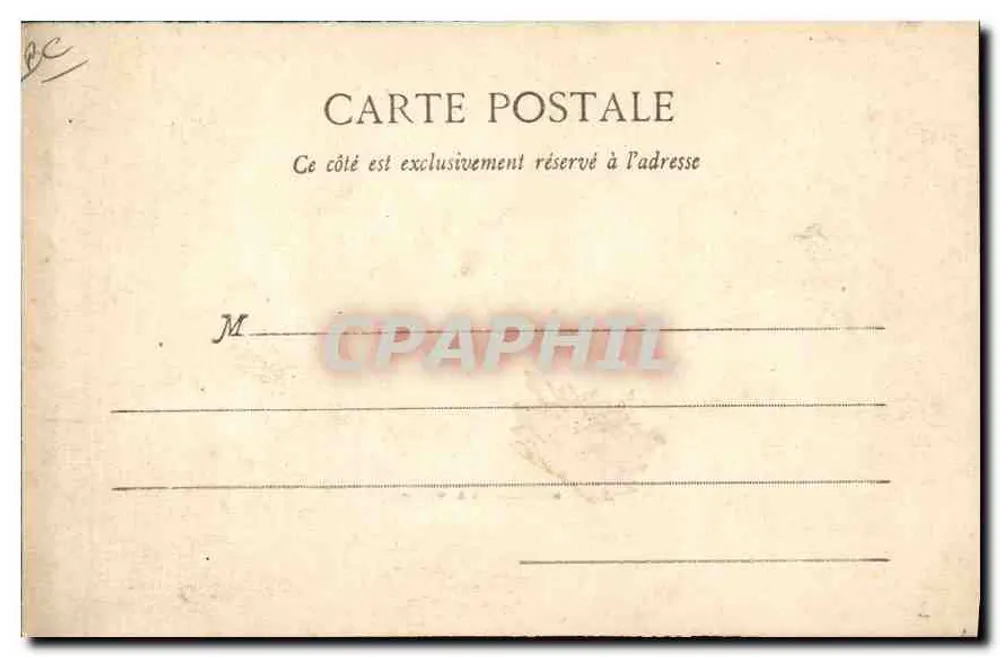 O Laboureio na Auvergne — Lib. Bougé-Idéal, 21, rue de l'Écu, Clermont-Ferrand - Verso