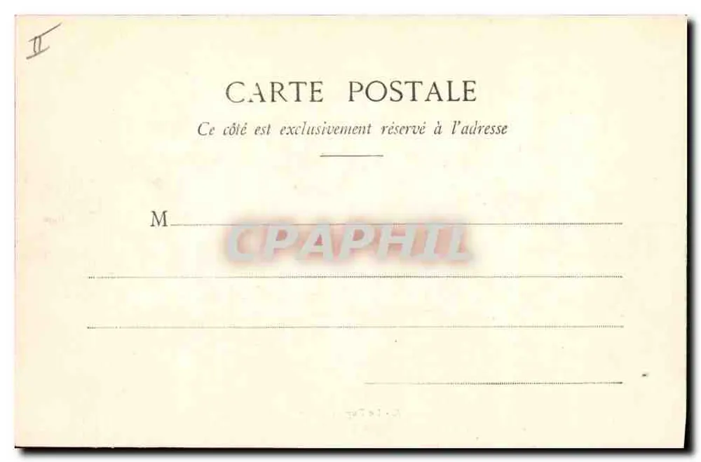 Le Puy de Dôme — vista pastoril com rebanho — Lib. Bougé-Héai, 21, rue de l’Ecu, Clermont-Ferrand - Verso
