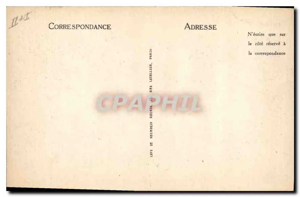 La Bourrée - Aubergne — Tipos de Auvergne - LL n°21 - Verso