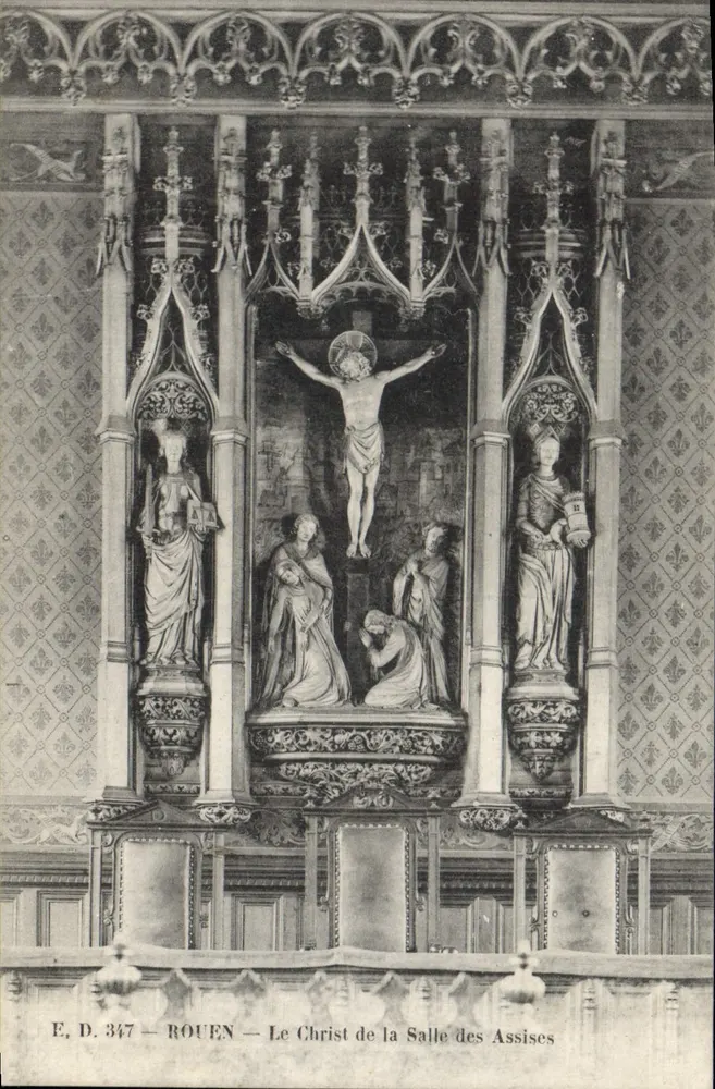 Rouen — Ansicht des Christus in der Salle des Assises — E.D. 347 - Vorderseite
