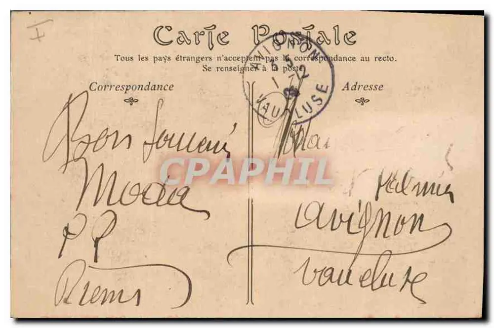 Rémens — O Palácio de Justiça — ND. Pamar - Verso
