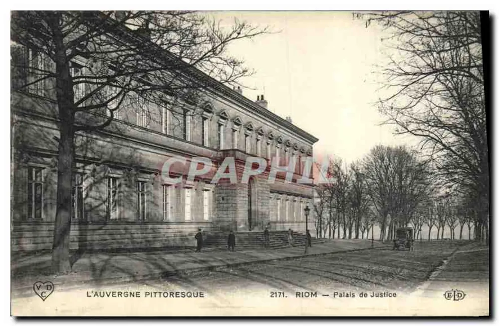 Riom — Palast der Gerechtigkeit — L'Auvergne Pittoresque - Vorderseite